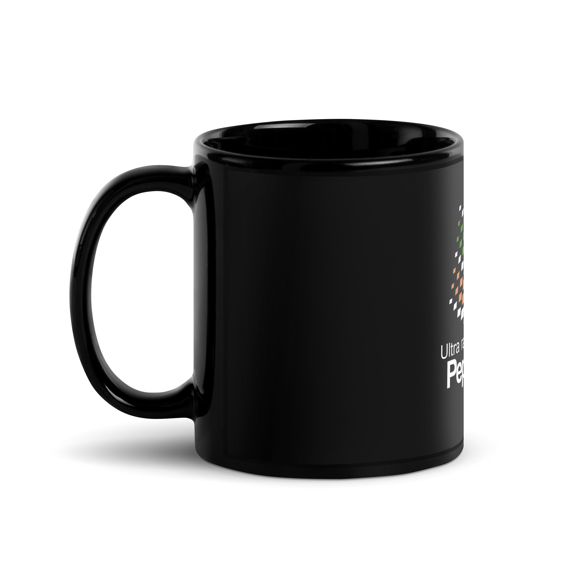 PepeCoin Black Glossy Mug