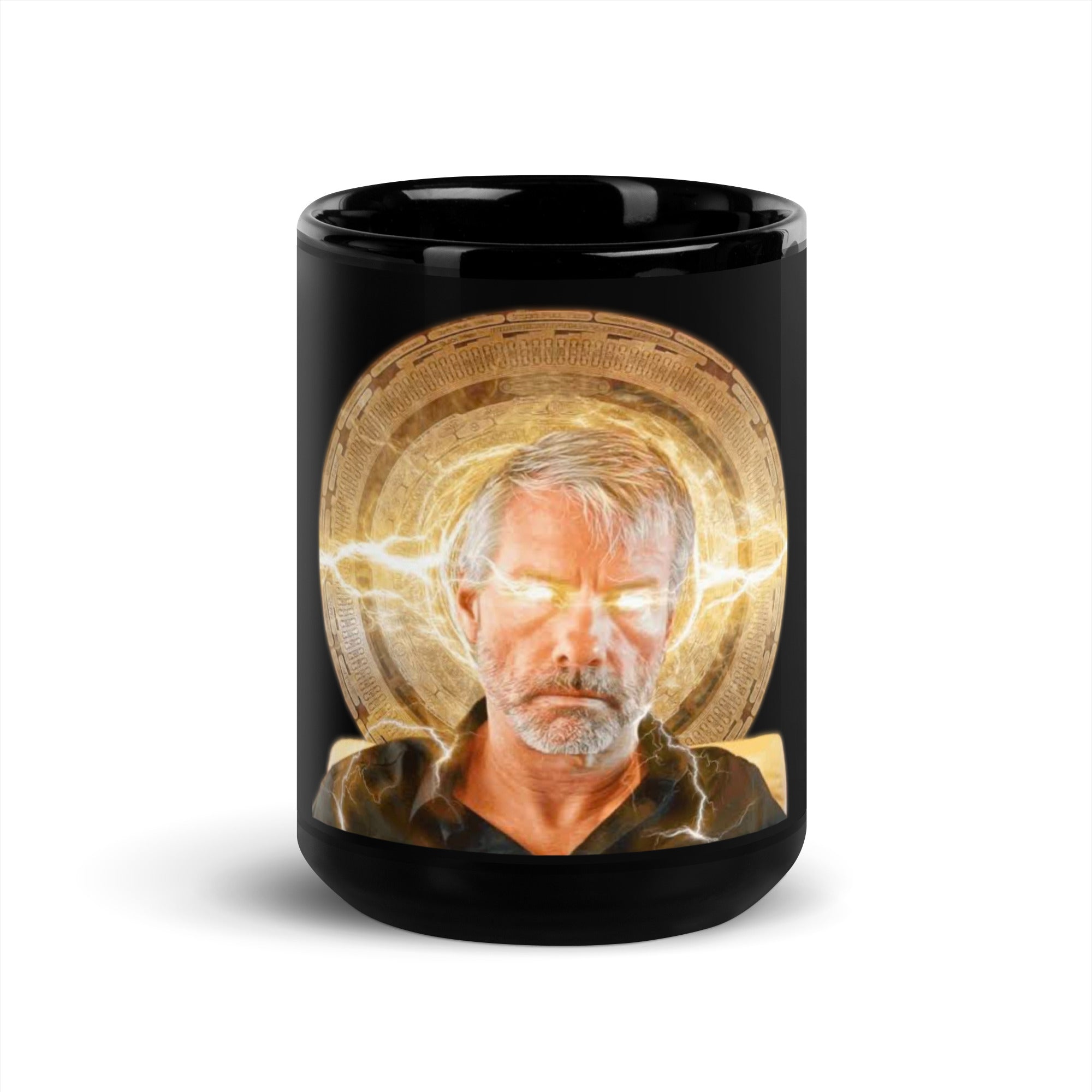 Saylor Black Glossy Mug