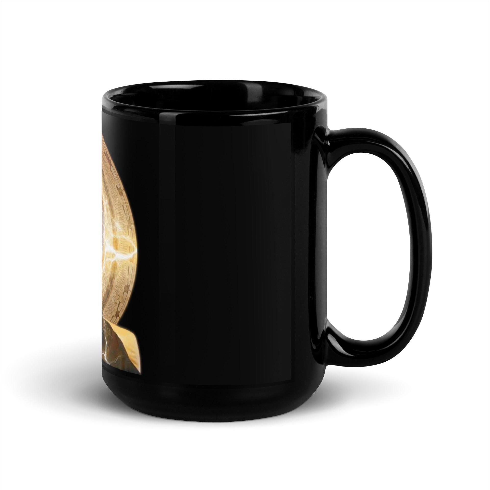 Saylor Black Glossy Mug