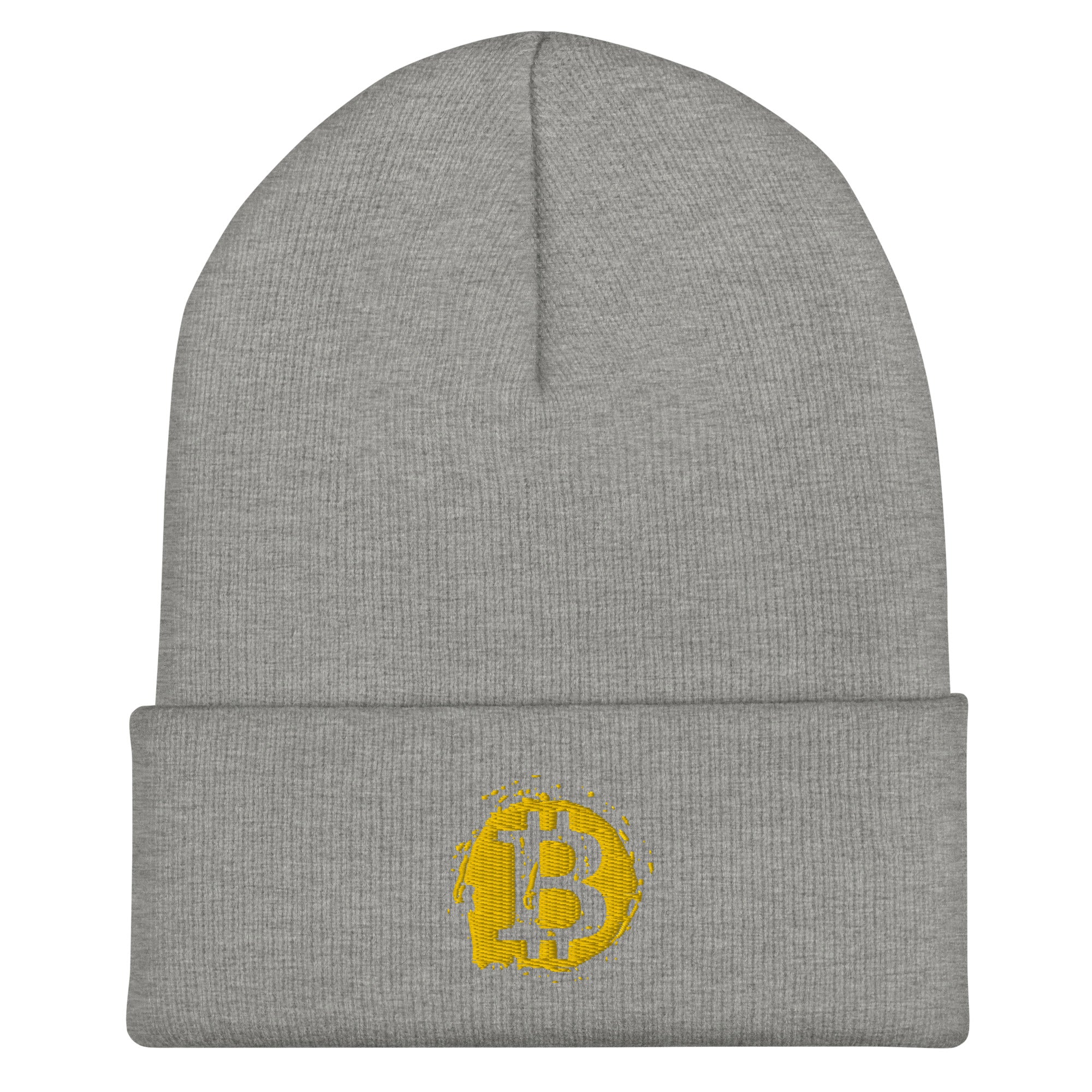 Bitcoin Orange Cuffed Beanie