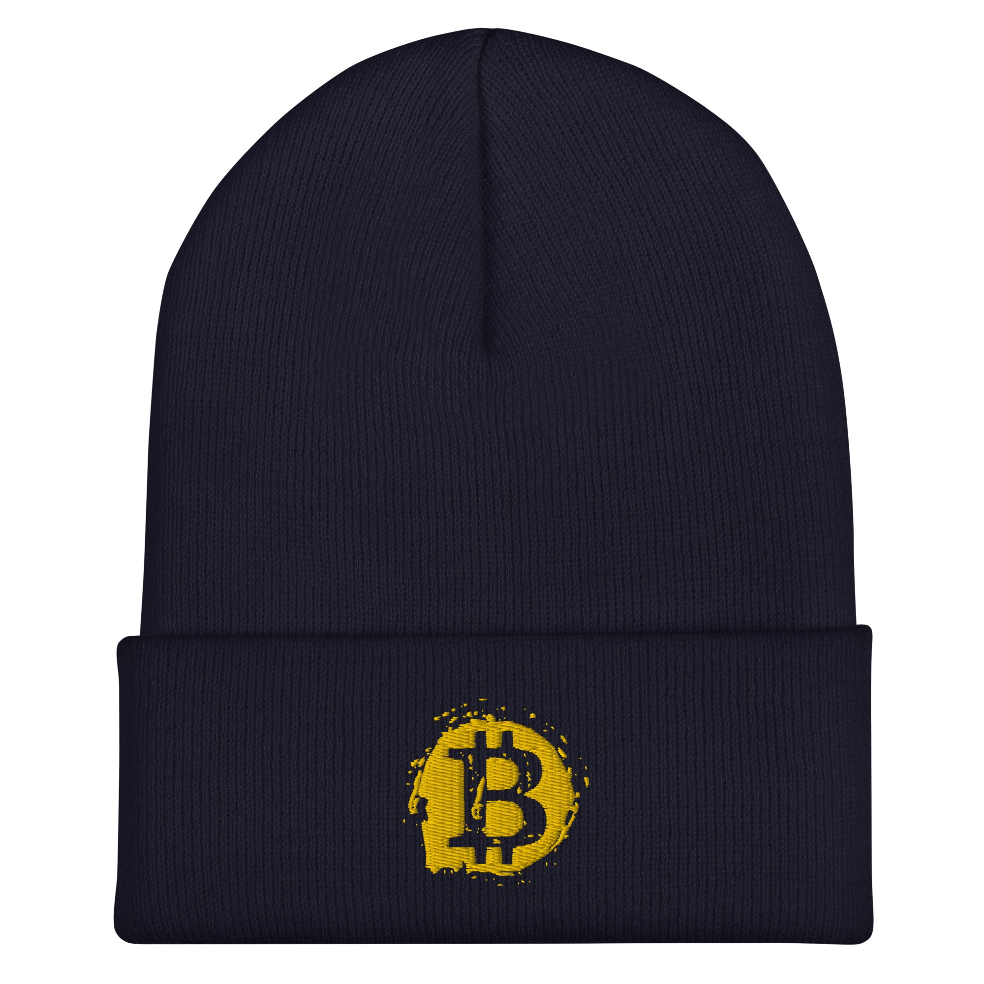 Bitcoin Orange Cuffed Beanie