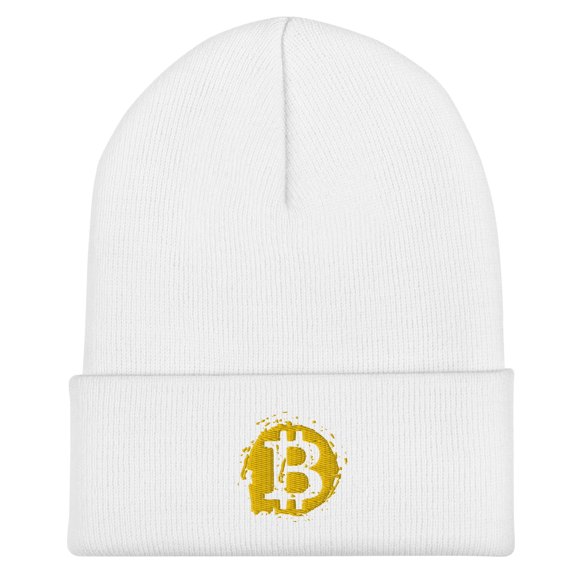 Bitcoin Orange Cuffed Beanie