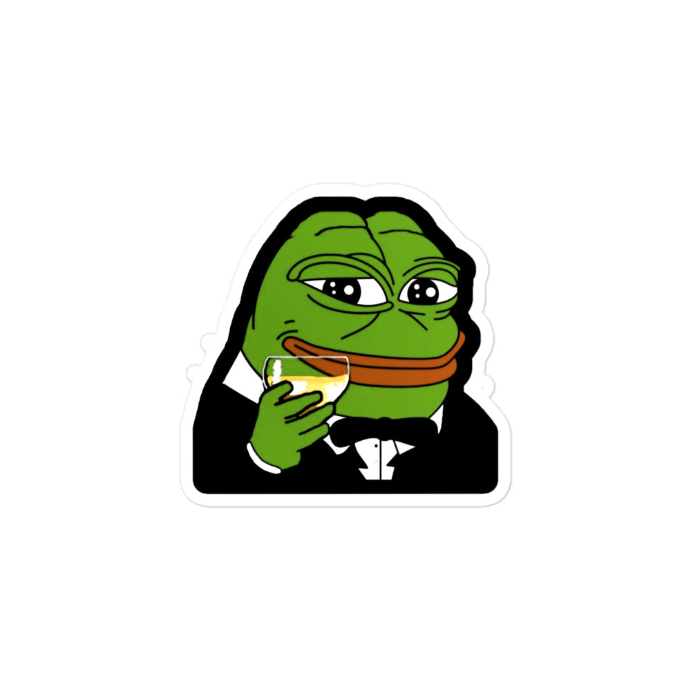Pepe Cheers Bubble-free stickers