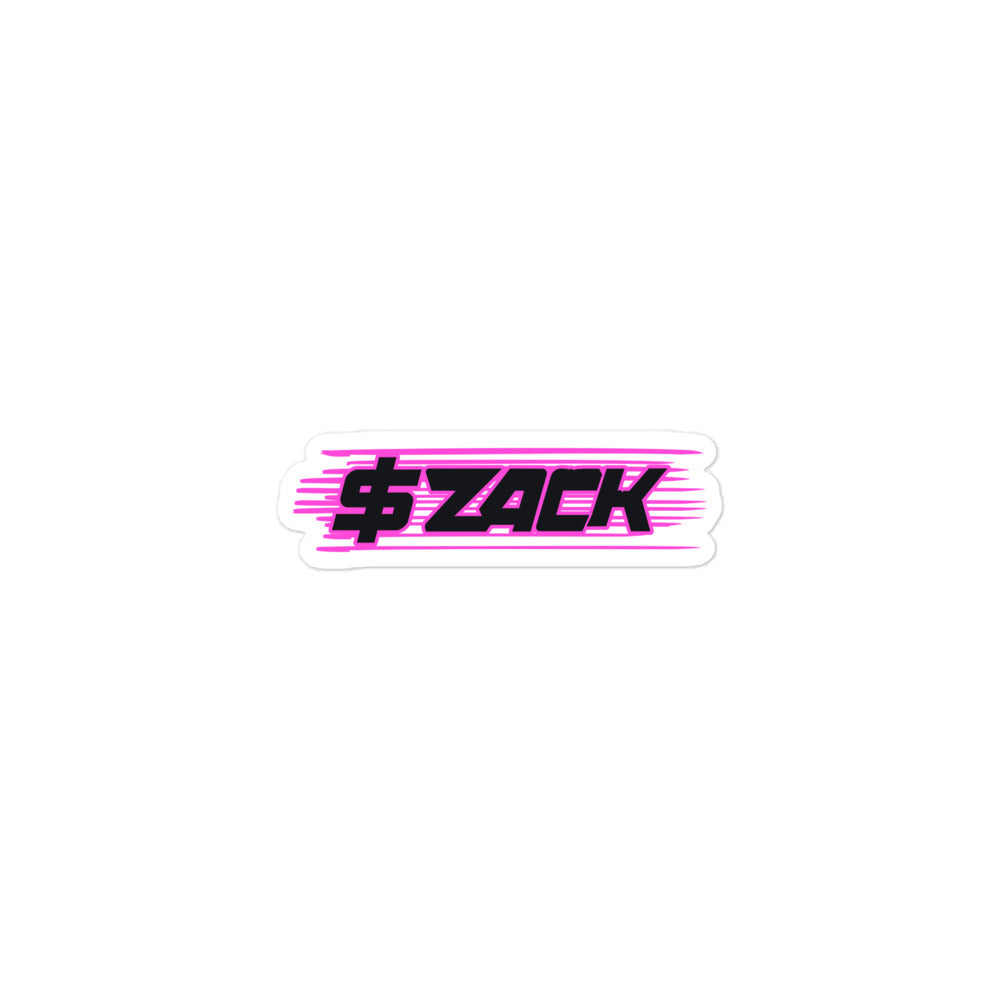Zack $ Bubble-free stickers