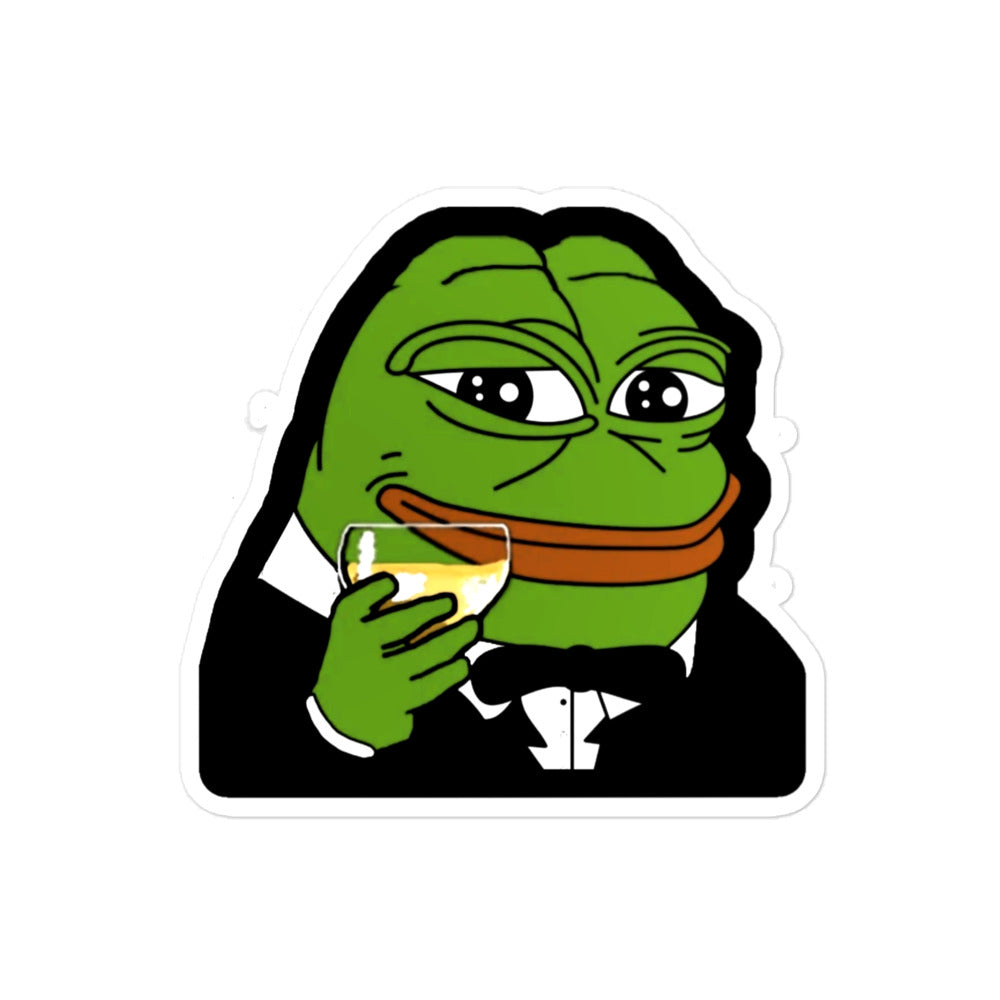 Pepe Cheers Bubble-free stickers