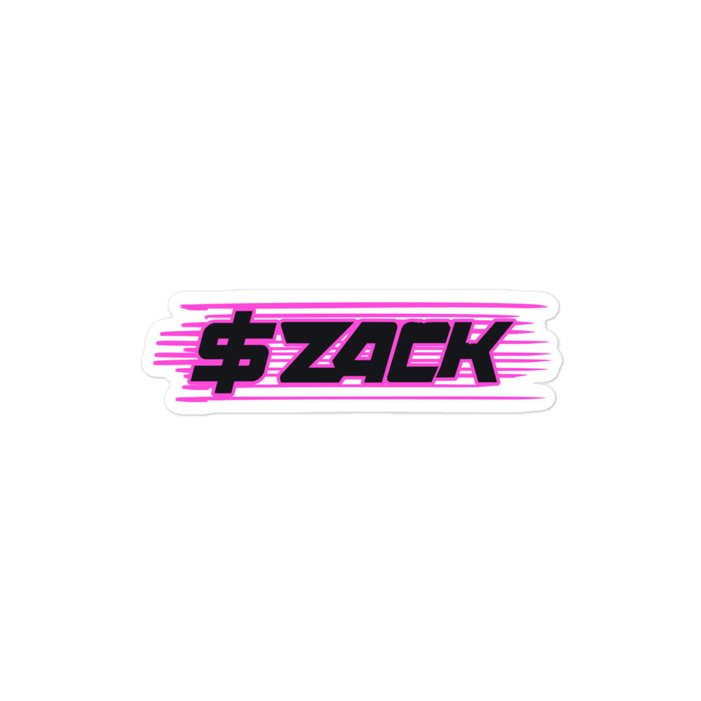 Zack $ Bubble-free stickers