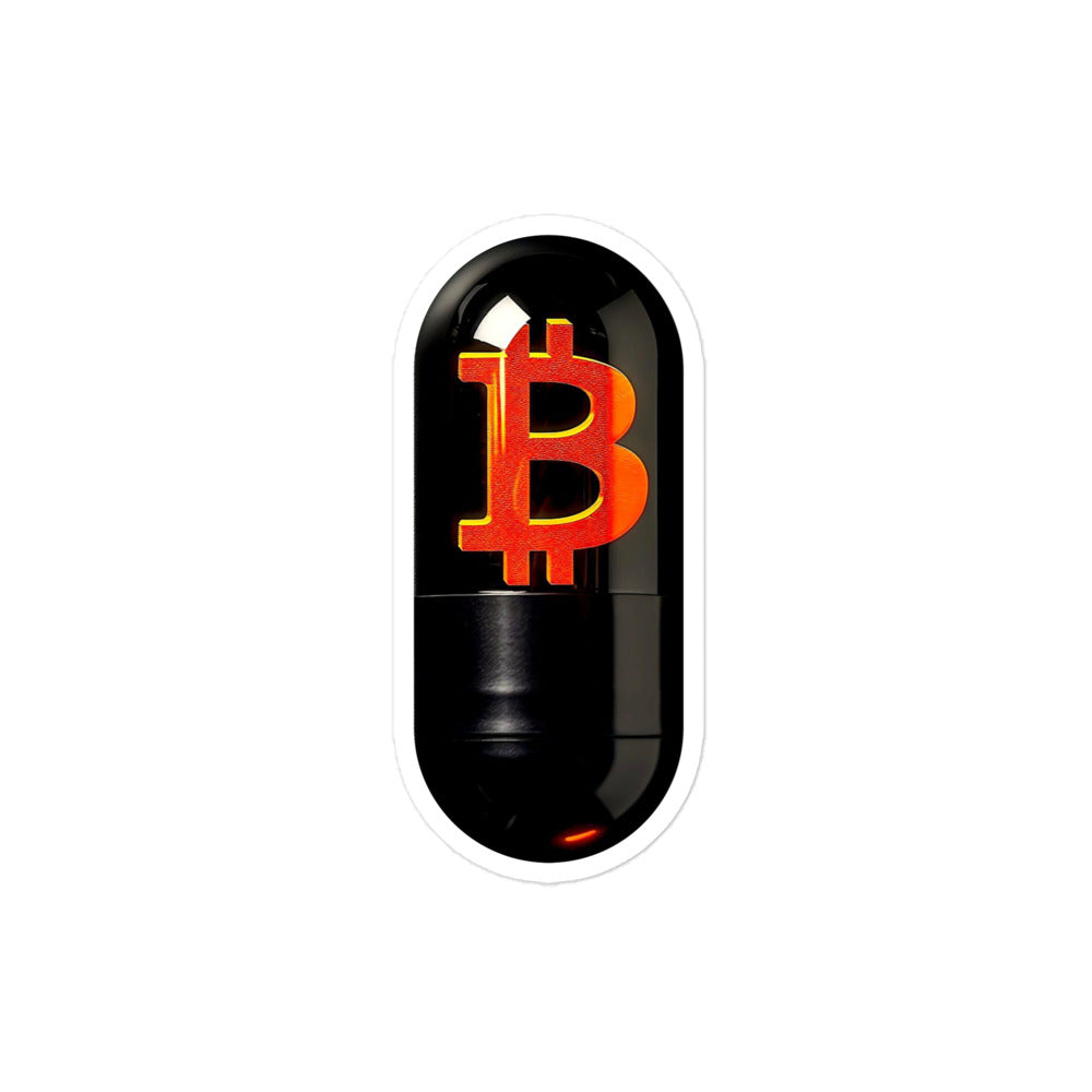 Bitcoin Pilled Bubble-free stickers