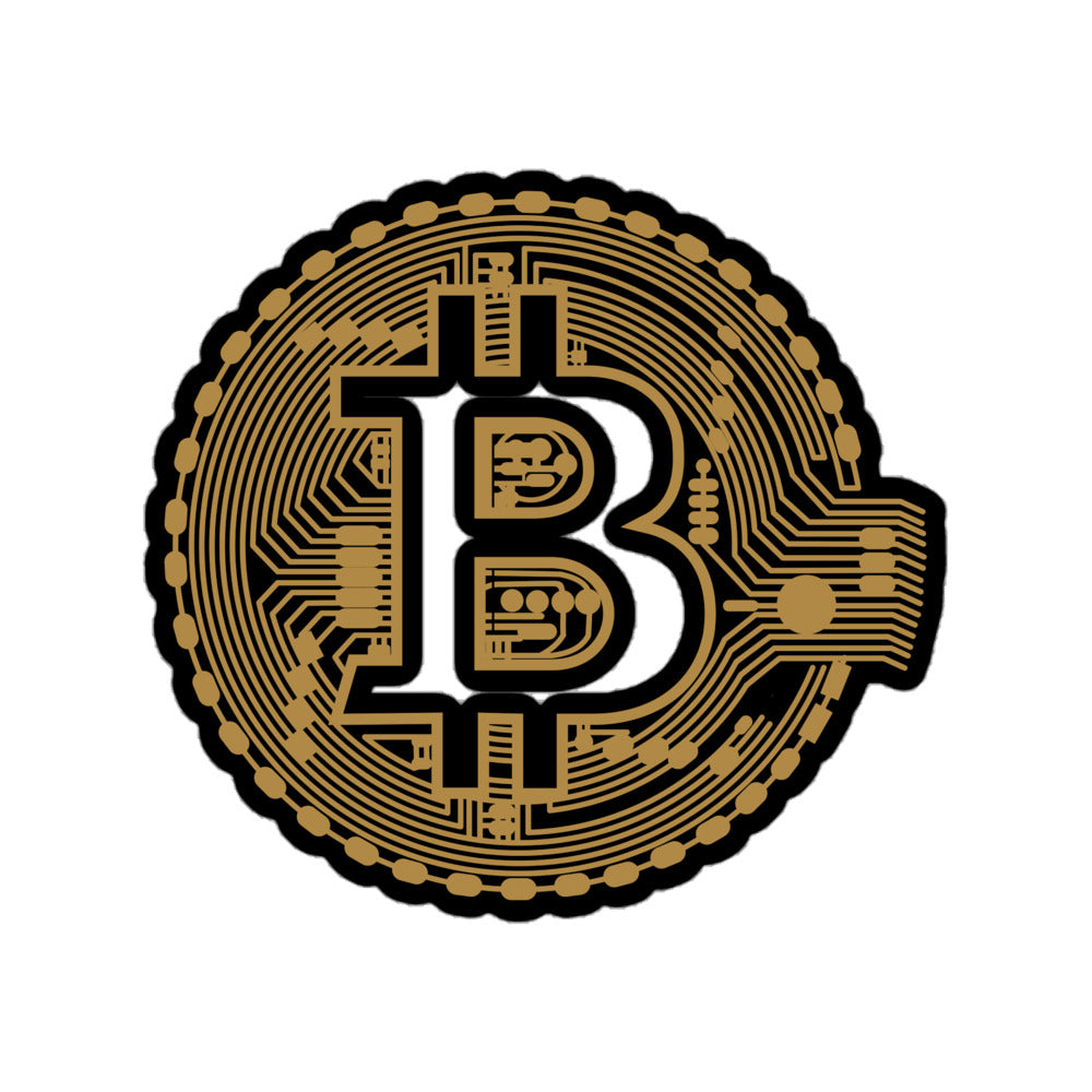 Bitcoin Digital Bubble-free stickers