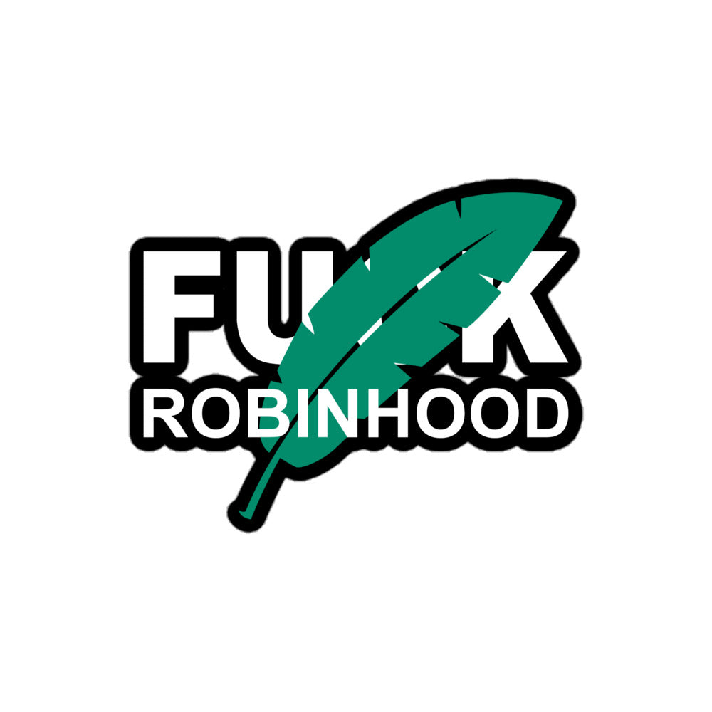 F Robinhood Bubble-free stickers