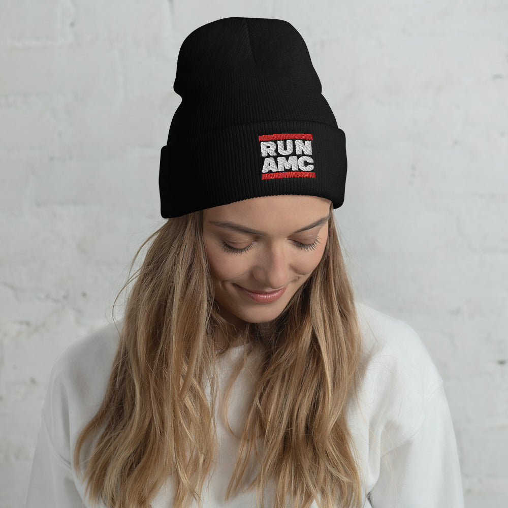Run AMC Cuffed Beanie