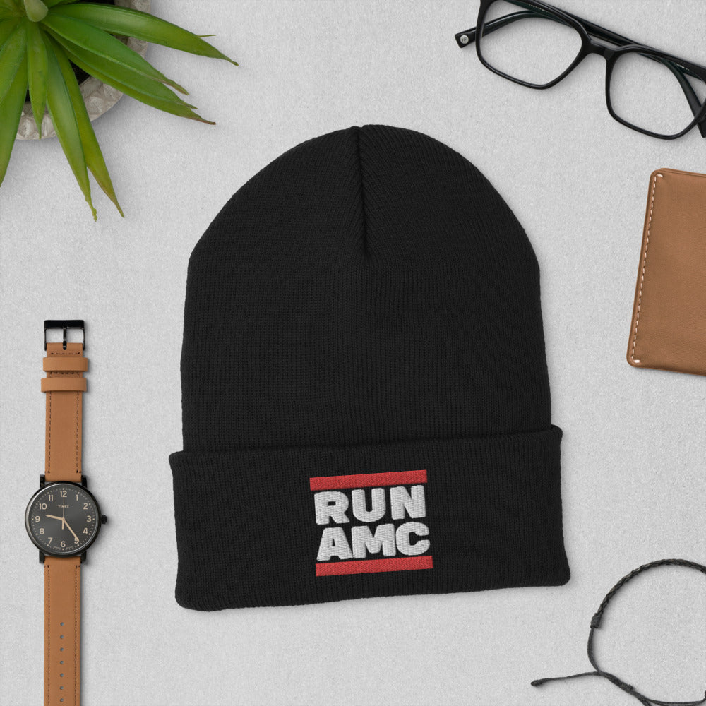 Run AMC Cuffed Beanie
