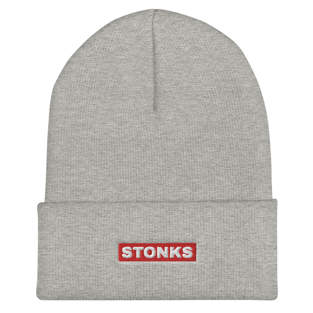 Stonks Cuffed Beanie