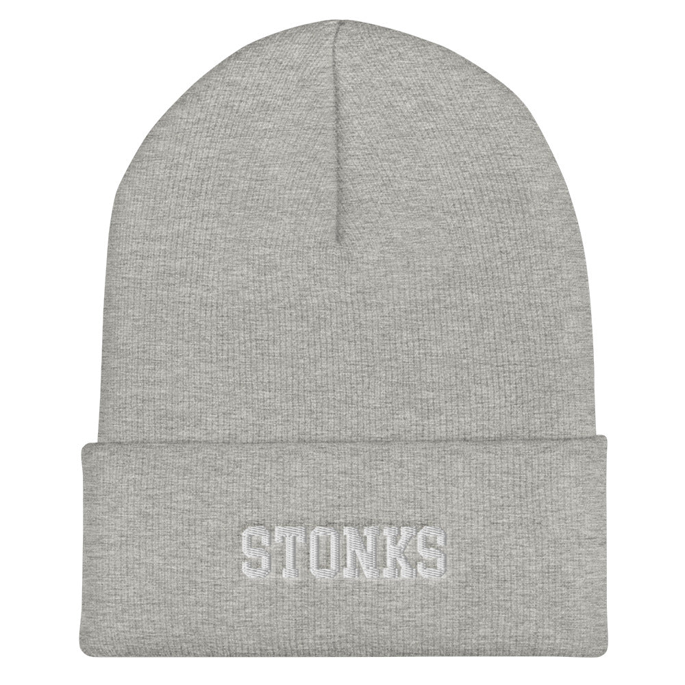 Stonks Cuffed Beanie