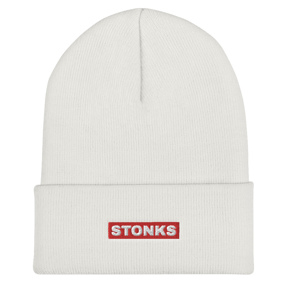 Stonks Cuffed Beanie