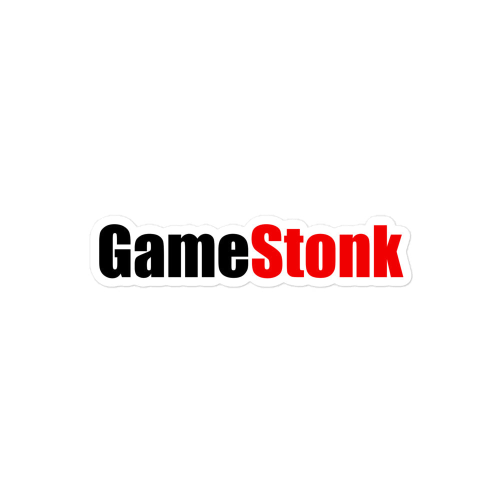GameStonk Bubble-free stickers