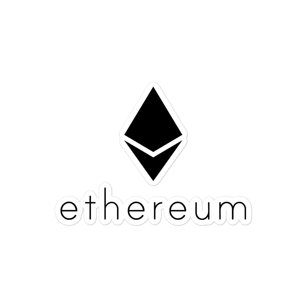 Ethereum Bubble-free stickers