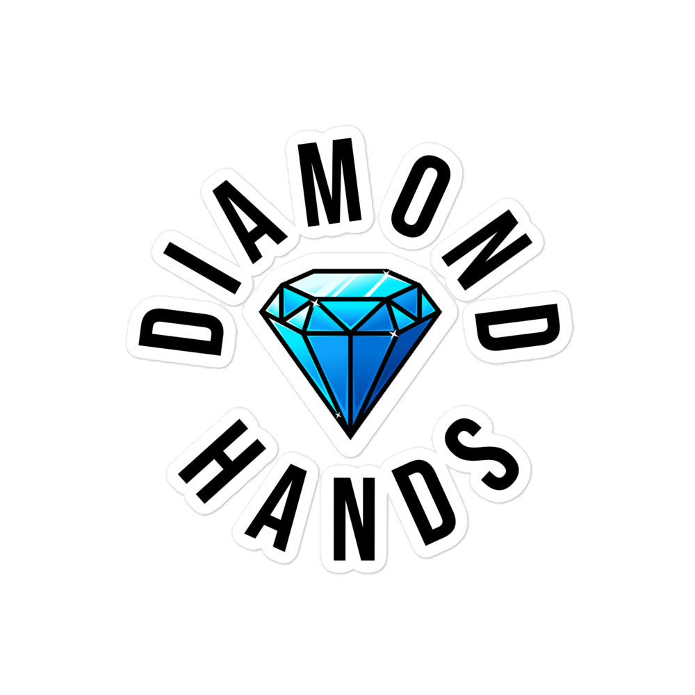 Diamond Hands Bubble-free stickers