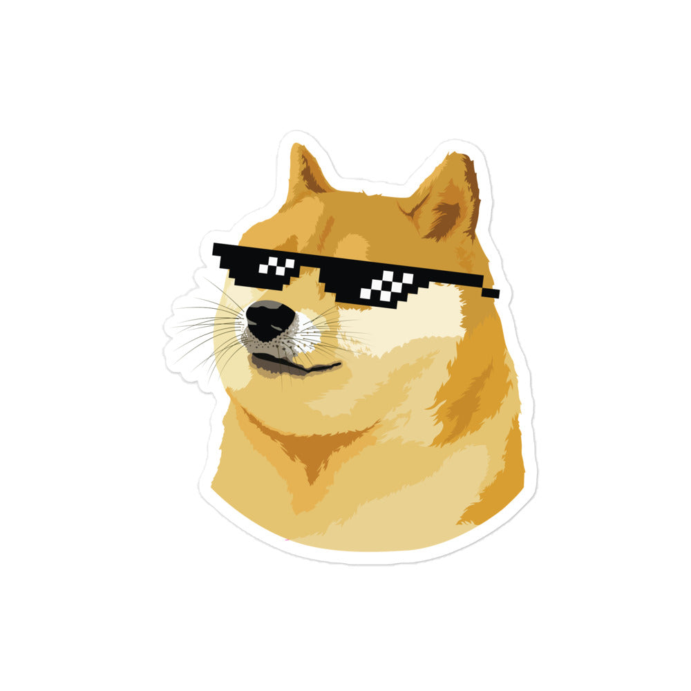 Doge Cool Bubble-free stickers