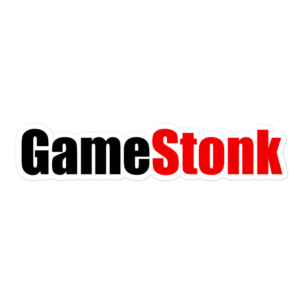 GameStonk Bubble-free stickers