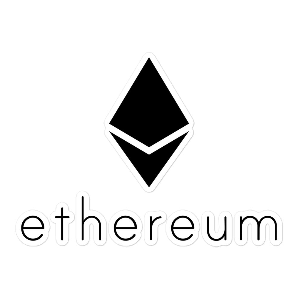 Ethereum Bubble-free stickers