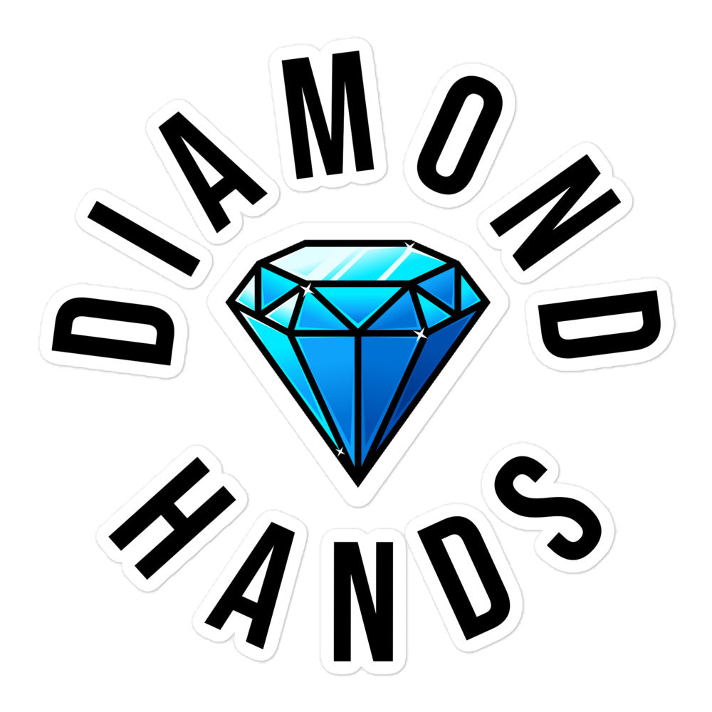 Diamond Hands Bubble-free stickers