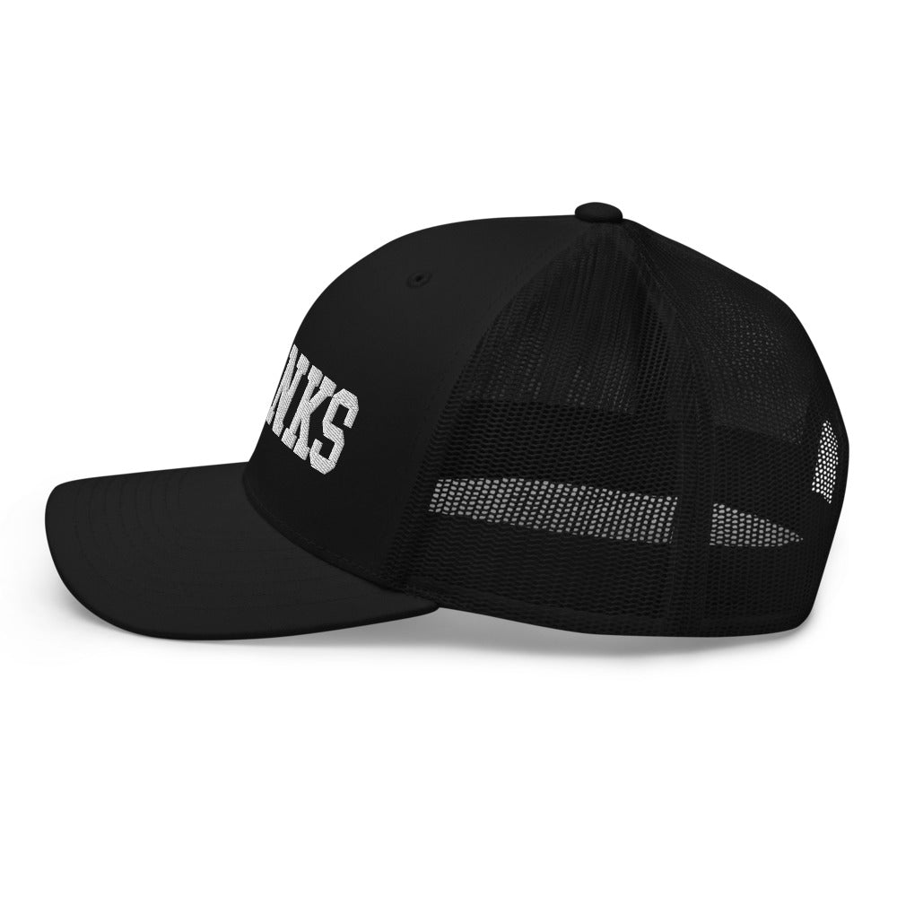 Stonks Black Trucker Cap