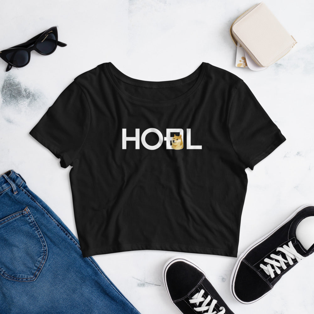 HODL Doge Women’s Crop Tee
