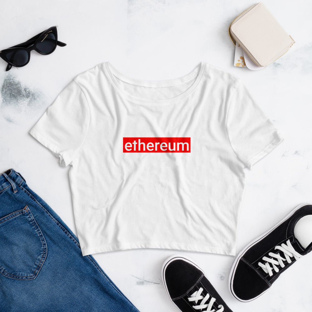 Ethereum Women’s Crop Tees