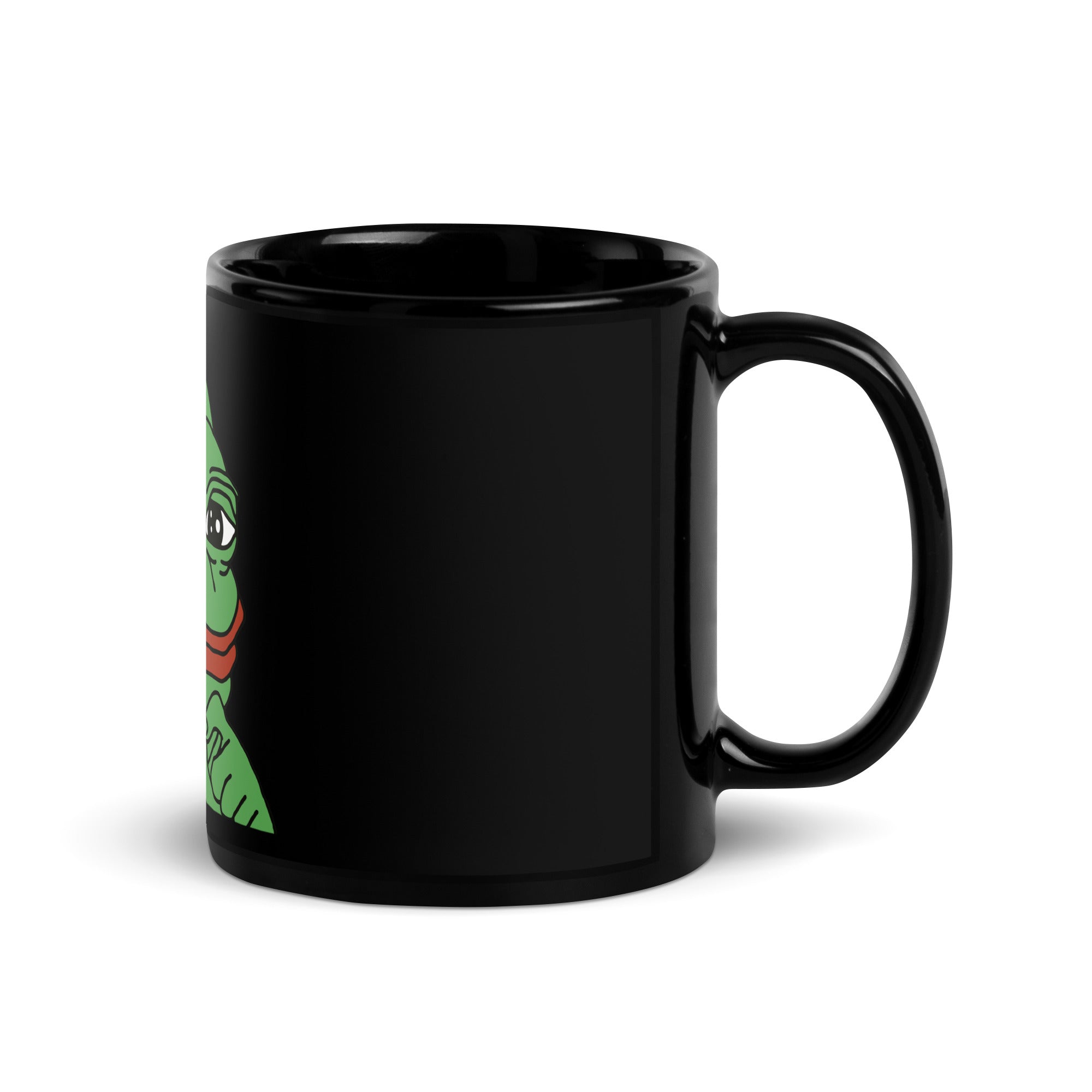 Pepe Black Glossy Mug