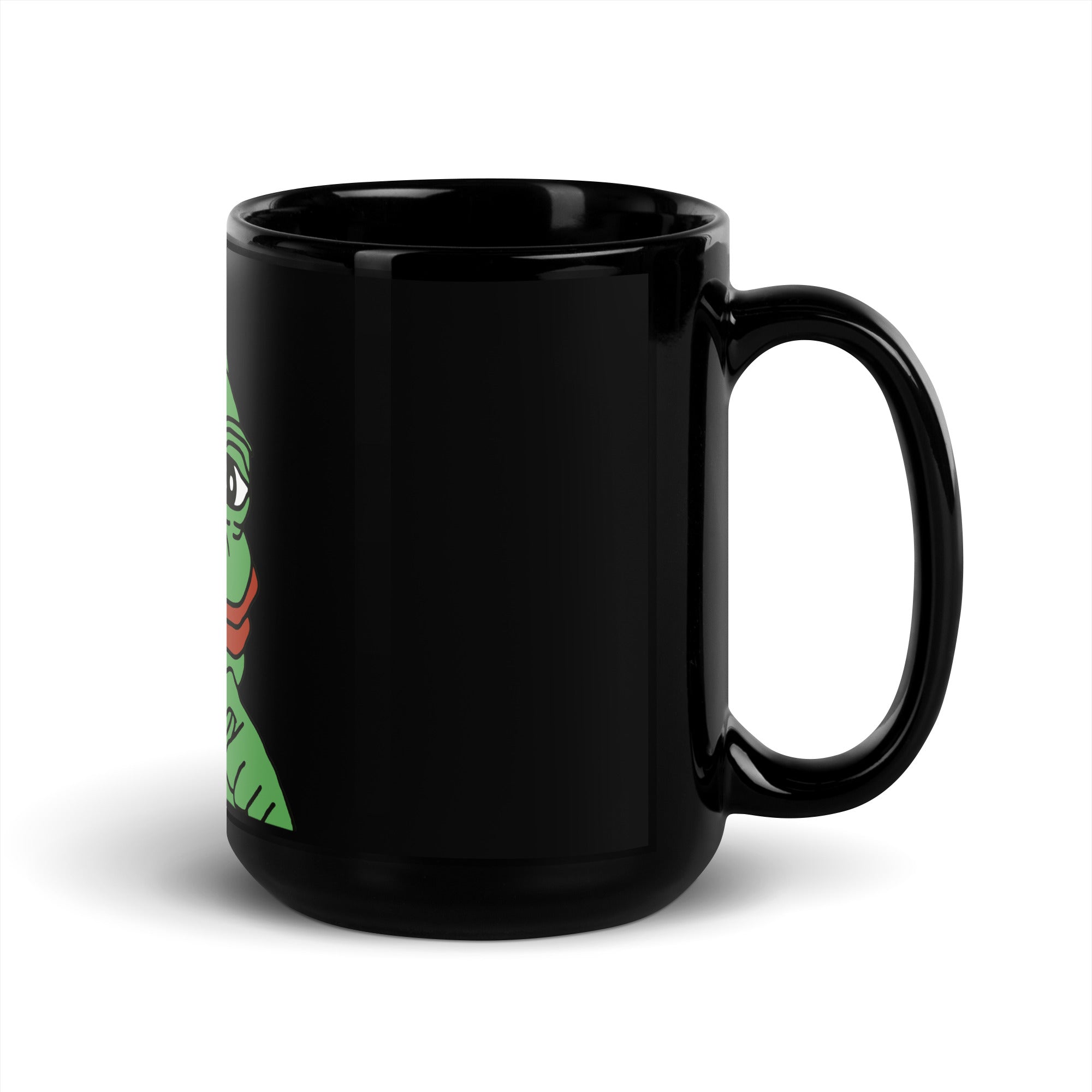 Pepe Black Glossy Mug