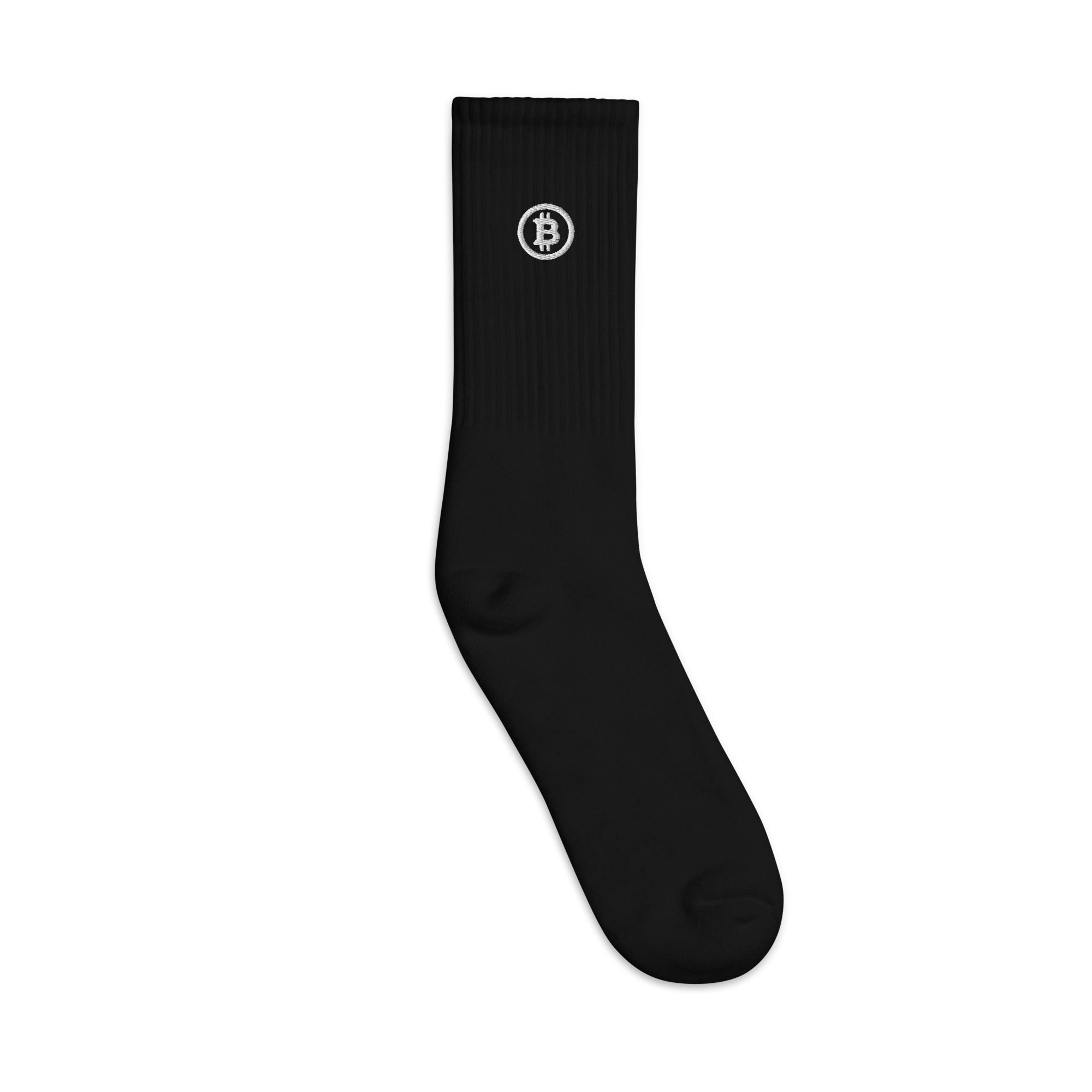 Bitcoin Embroidered socks