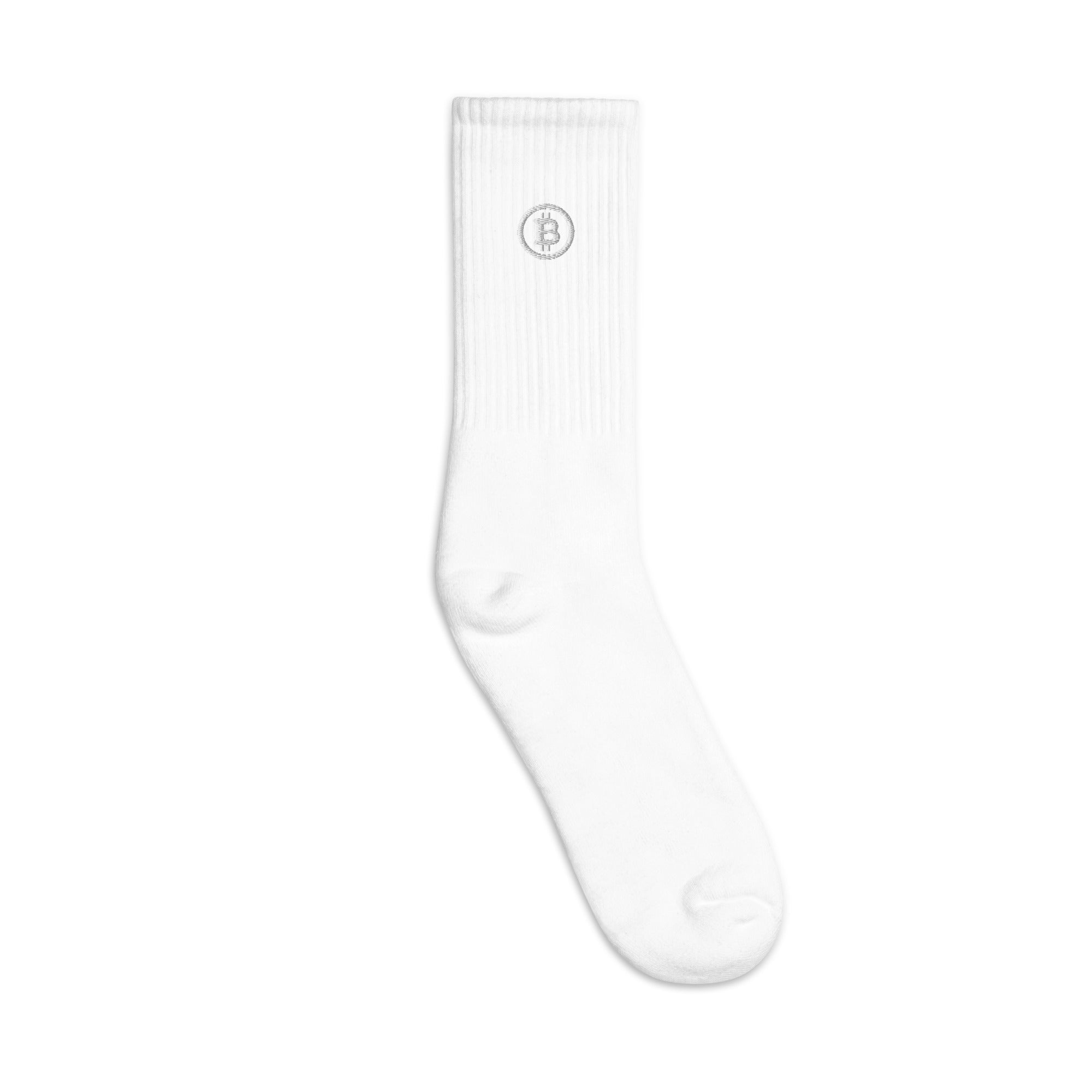 Bitcoin Embroidered socks