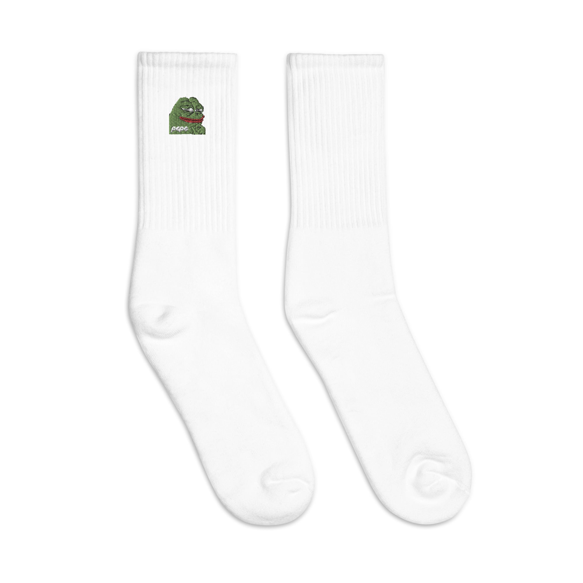 Pepe Embroidered socks