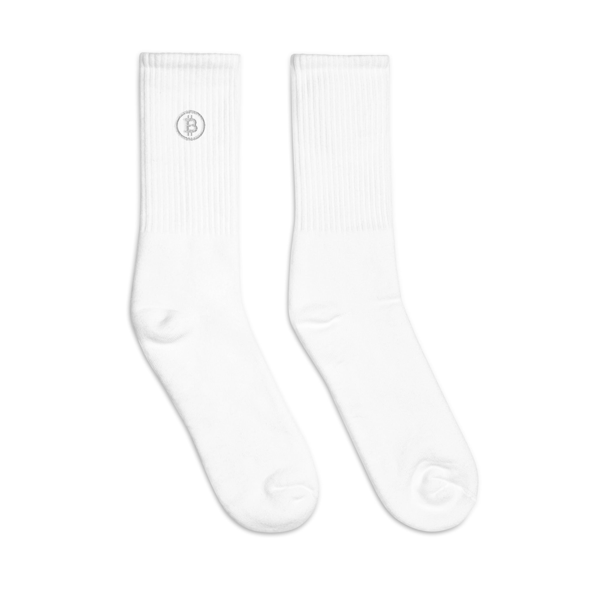 Bitcoin Embroidered socks