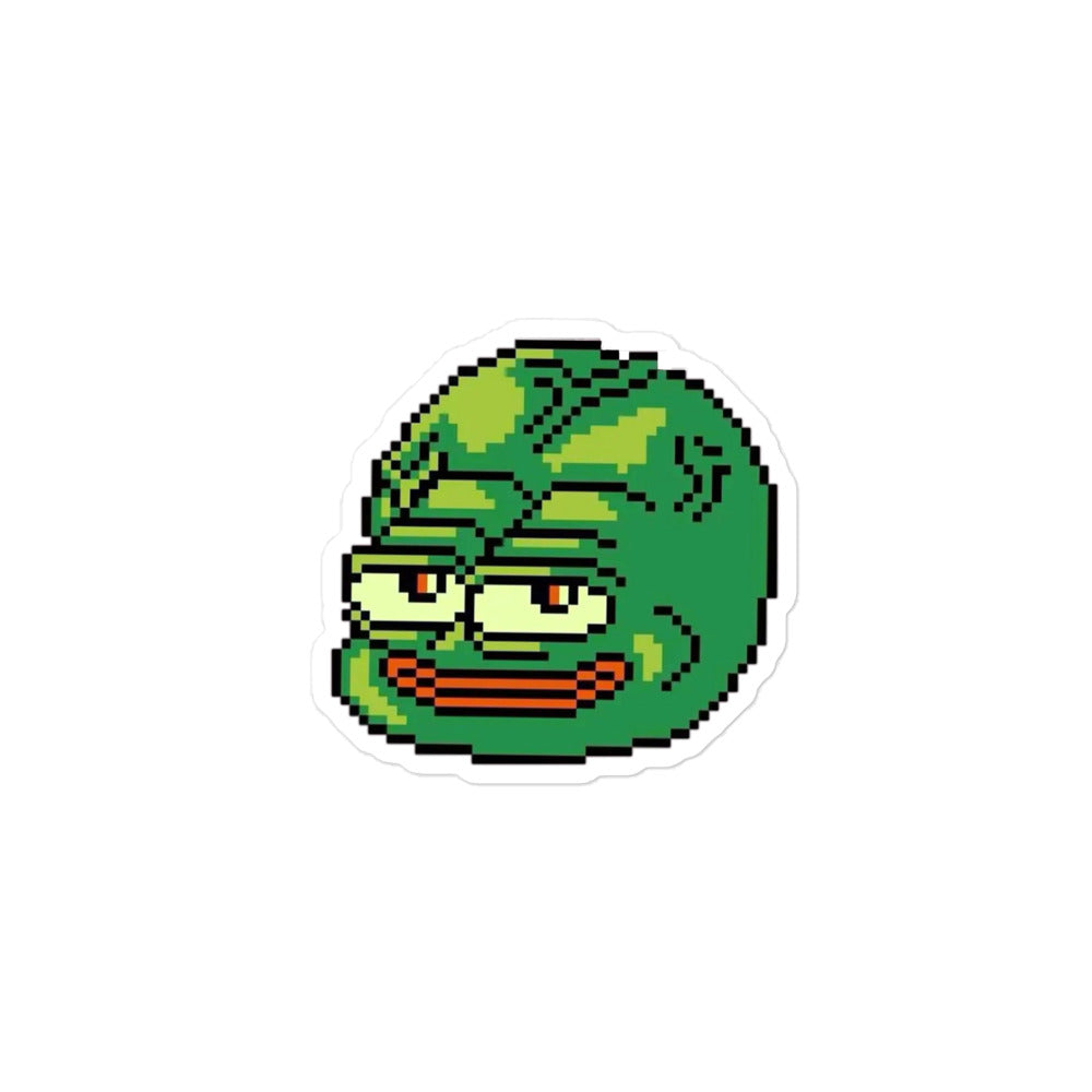 Based Pepe Bubble-free stickers