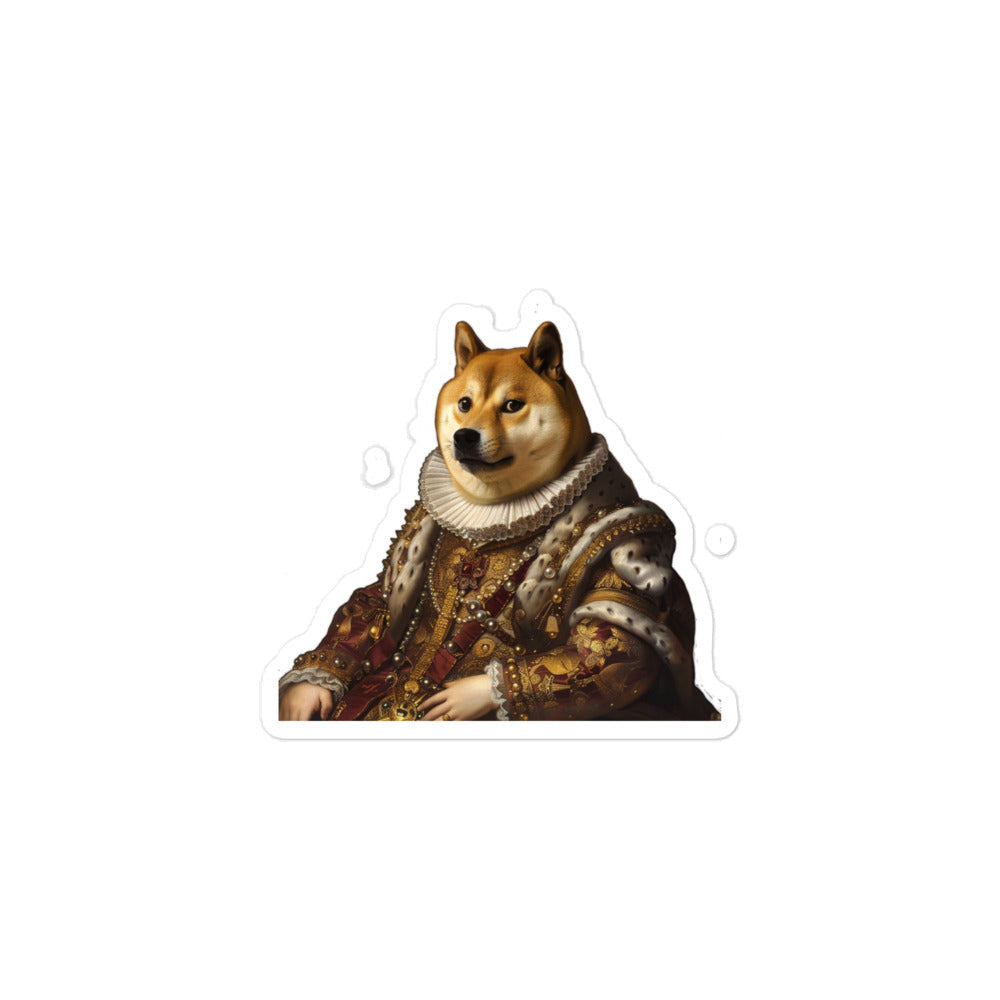 Doge Royalty Bubble-free stickers