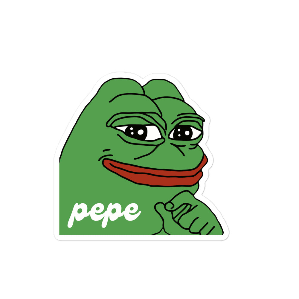 Pepe Bubble-free stickers