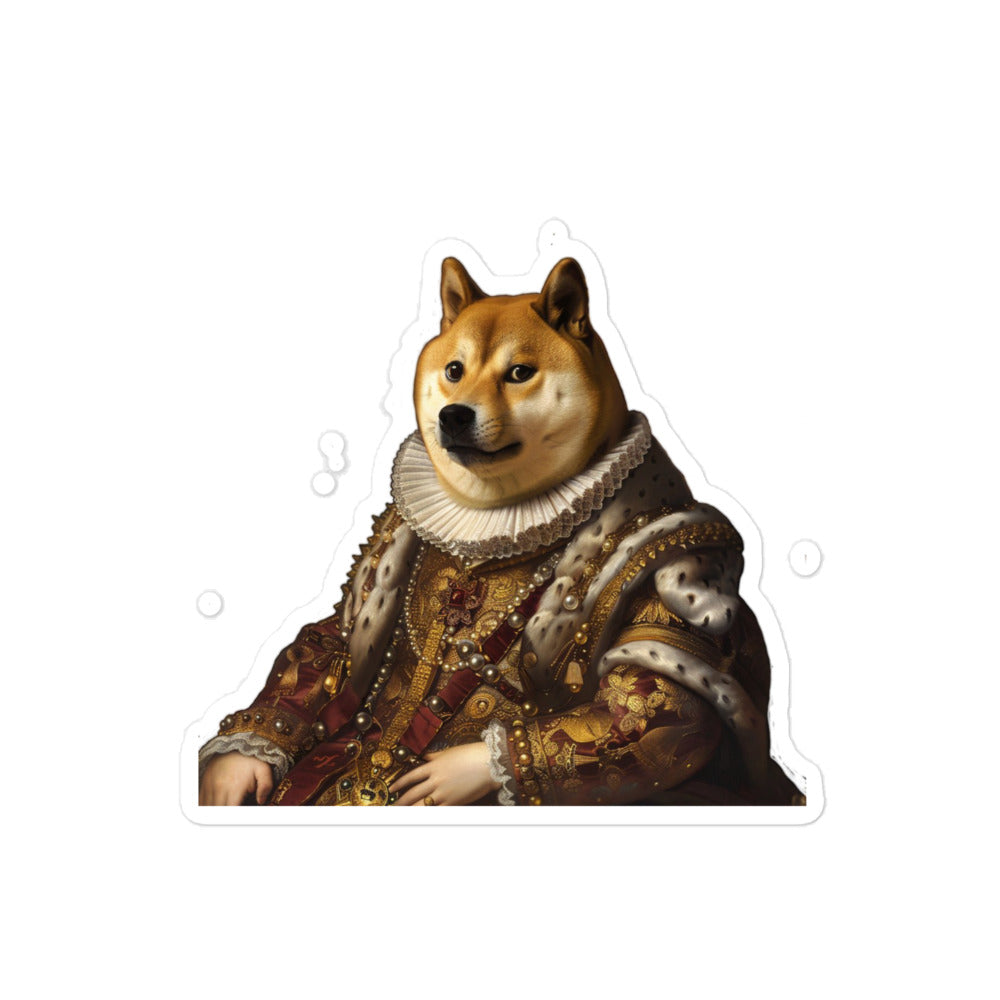 Doge Royalty Bubble-free stickers