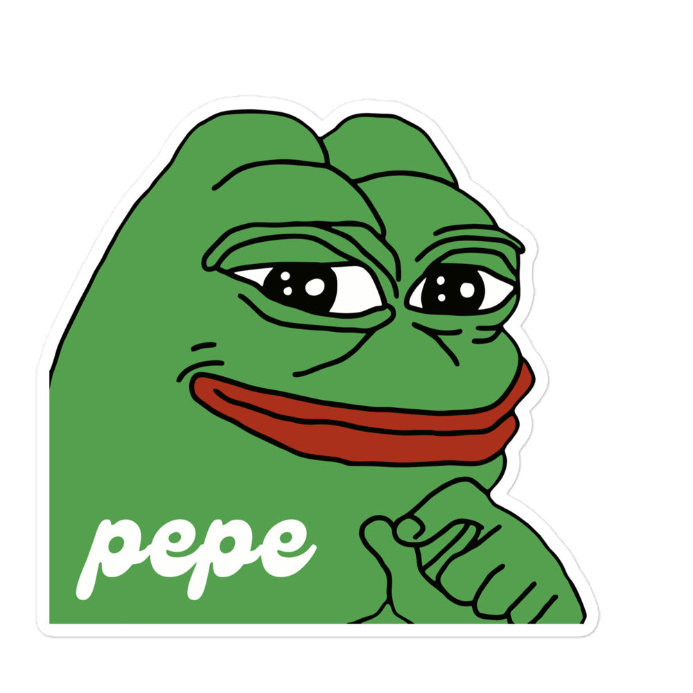 Pepe Bubble-free stickers