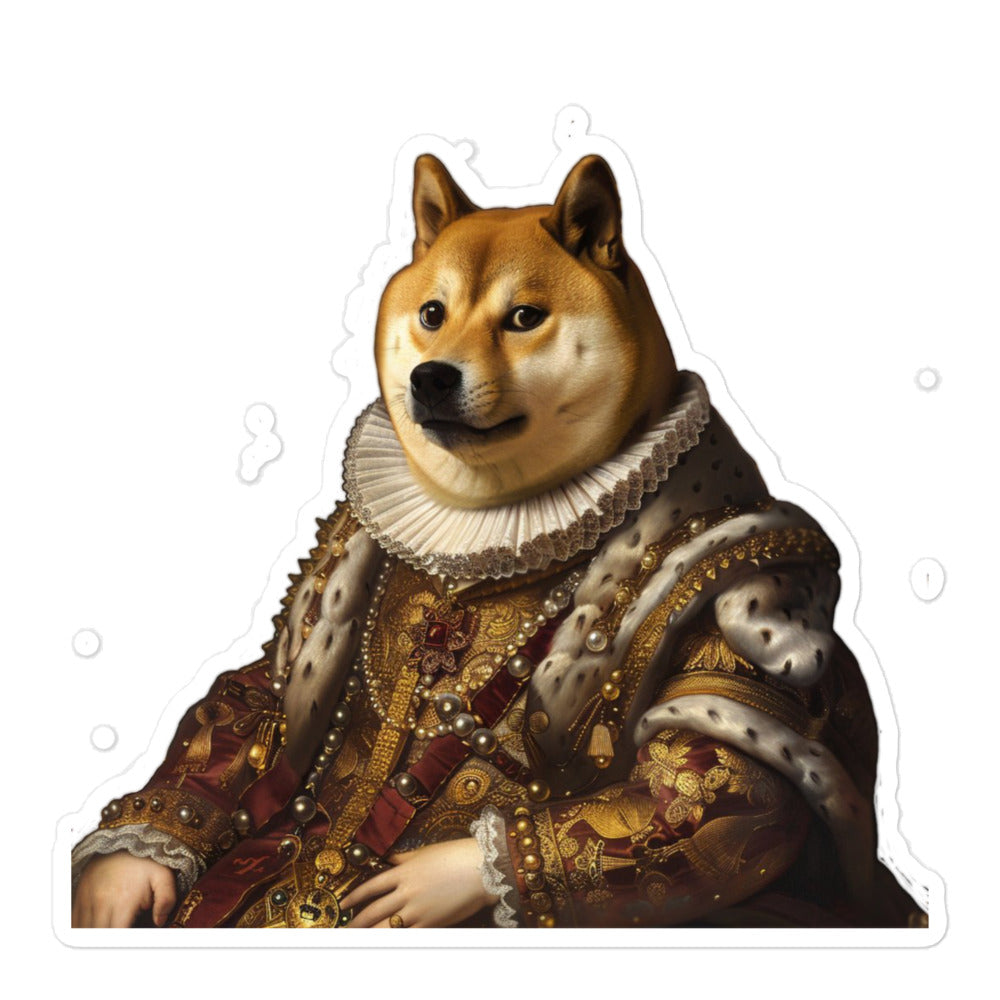 Doge Royalty Bubble-free stickers