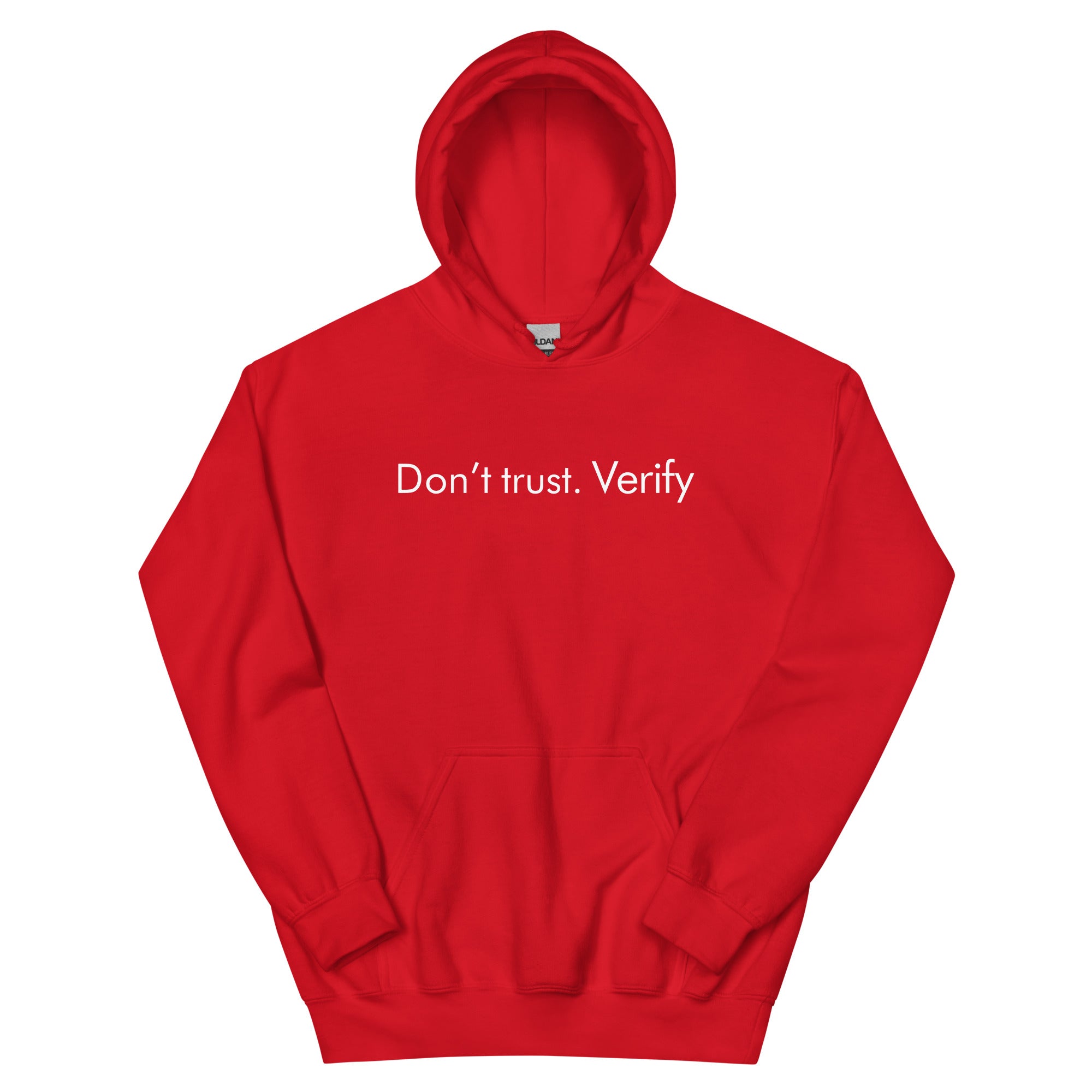 Don't Trust, Verify Unisex Hoodie