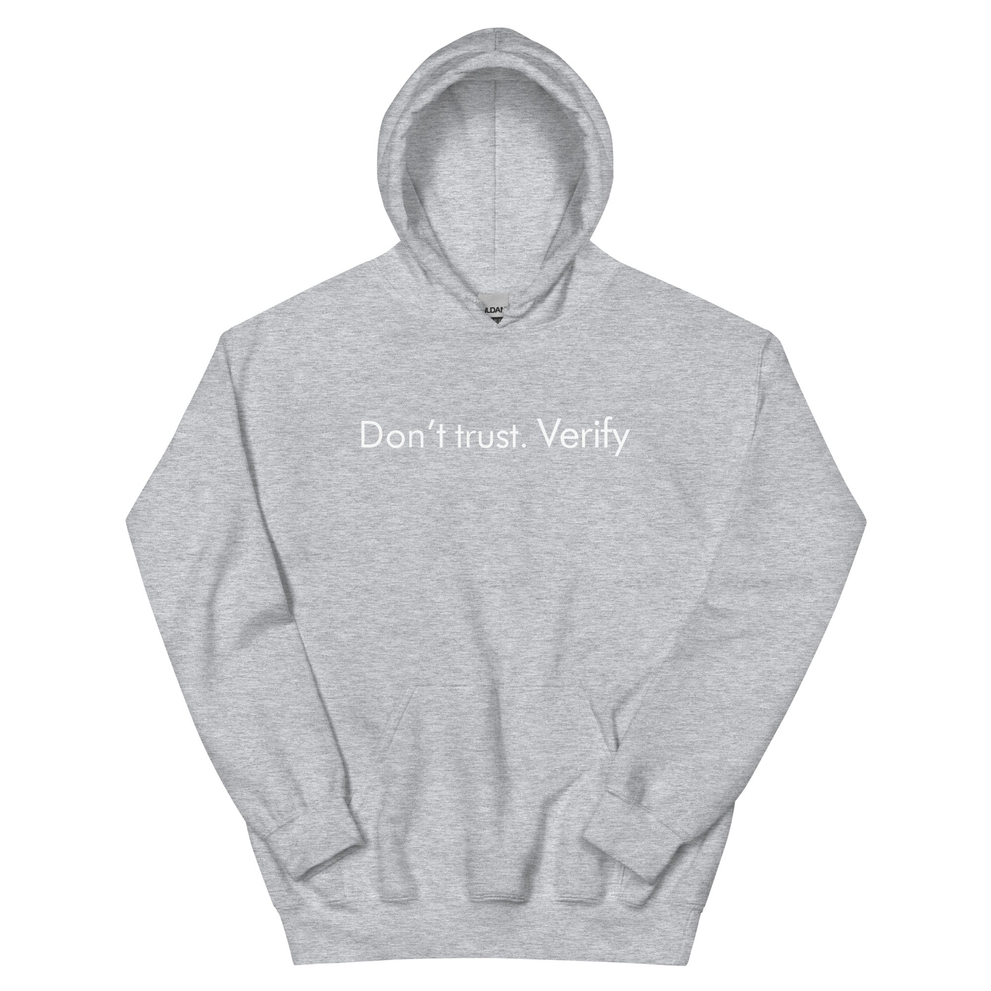 Don't Trust, Verify Unisex Hoodie