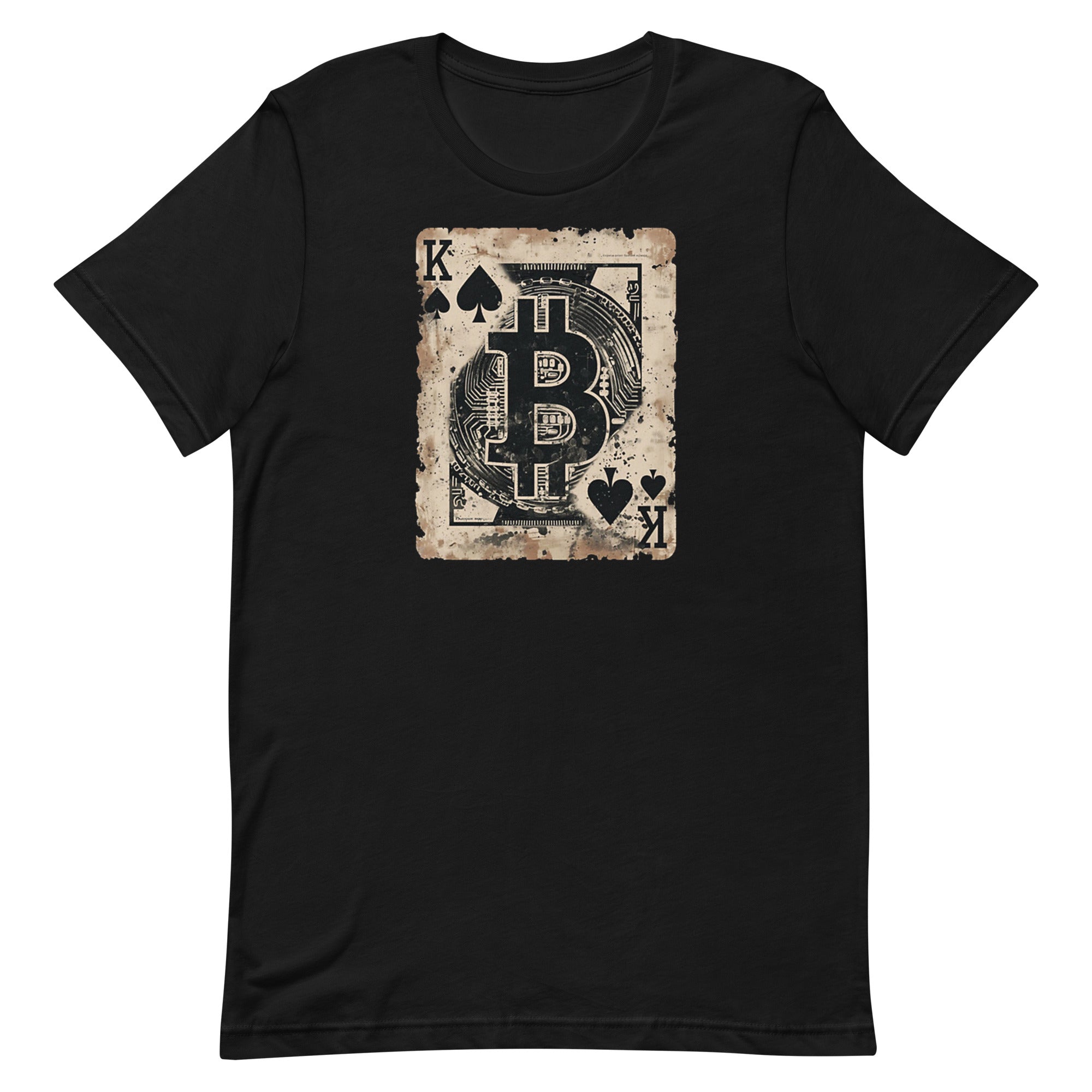 King Bitcoin Unisex t-shirt