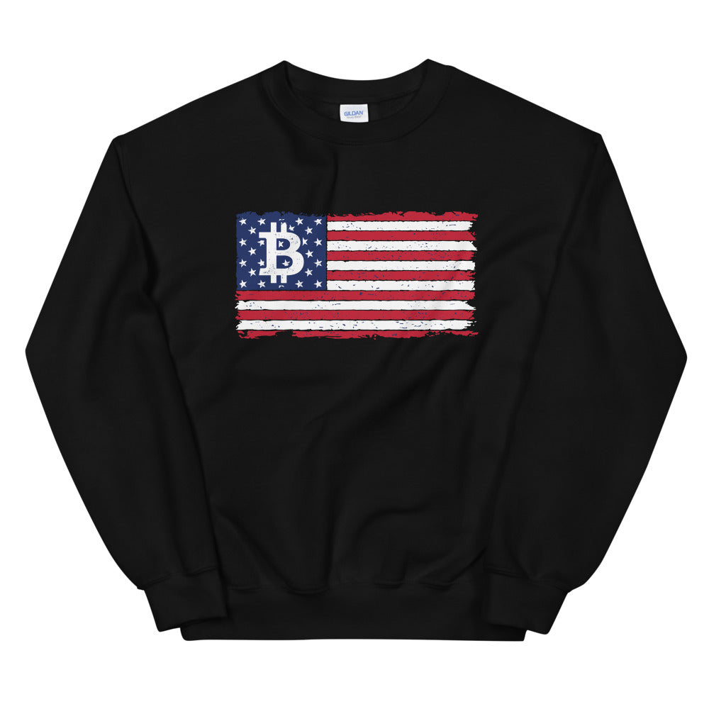 Bitcoin Flag Unisex Sweatshirt