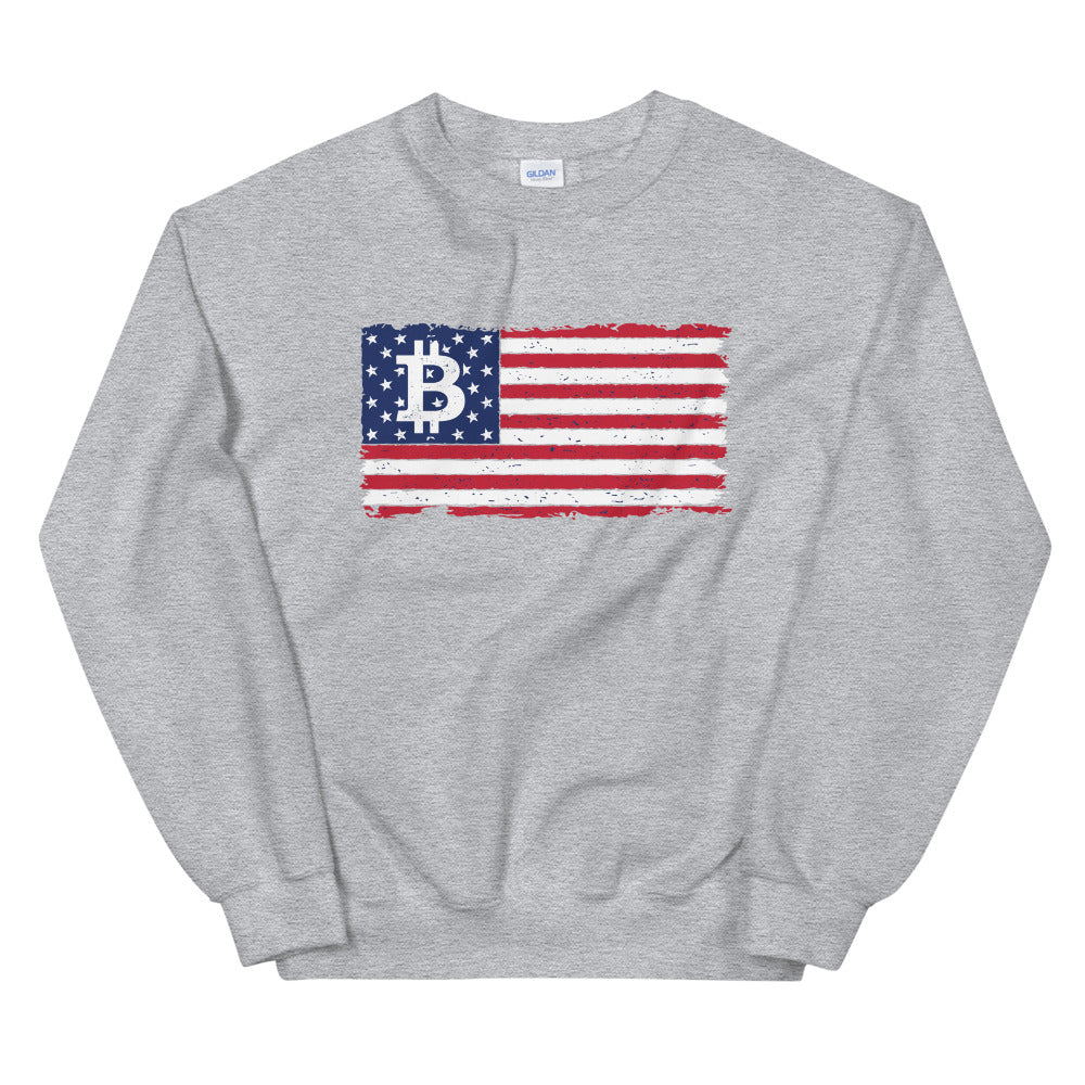 Bitcoin Flag Unisex Sweatshirt