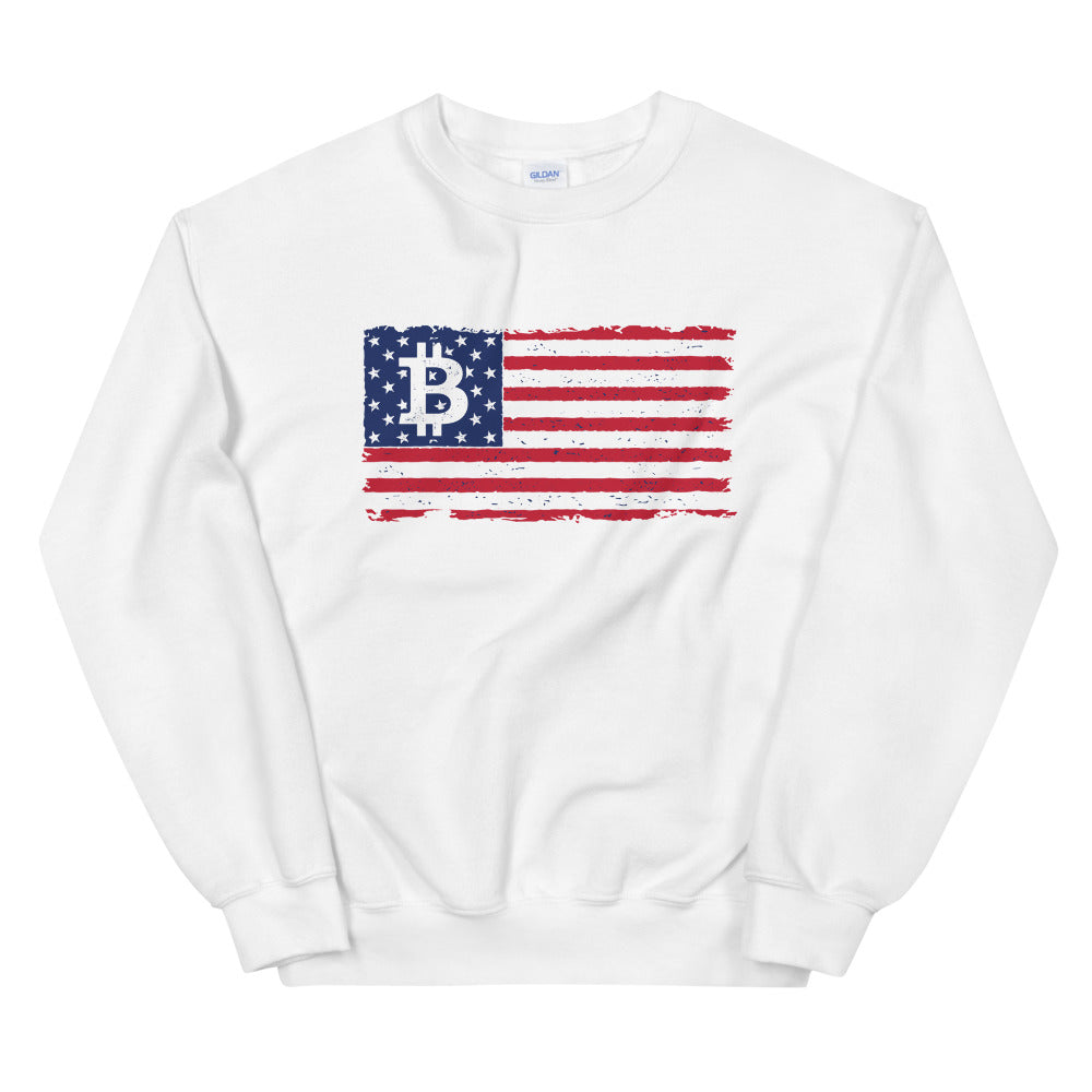 Bitcoin Flag Unisex Sweatshirt