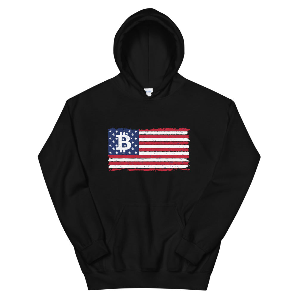 Bitcoin Flag Unisex Hoodie