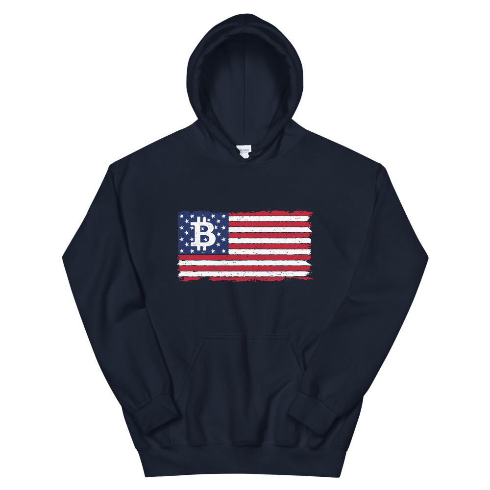 Bitcoin Flag Unisex Hoodie