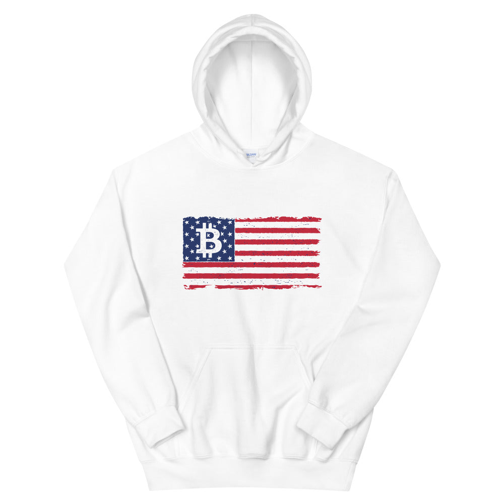 Bitcoin Flag Unisex Hoodie