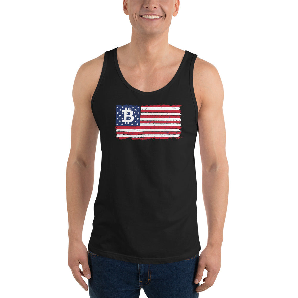 Bitcoin USA Unisex Tank Top